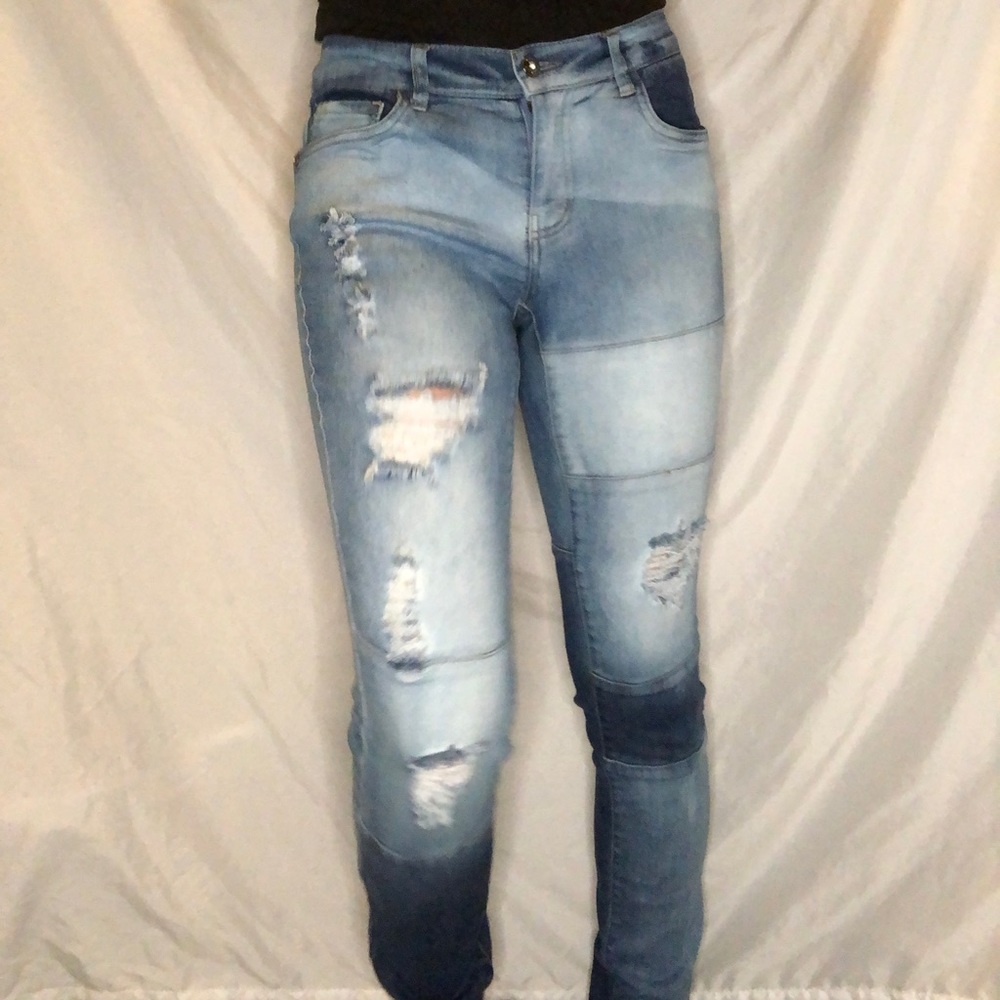 Patchwork jeans